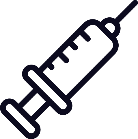 Icono de jeringa