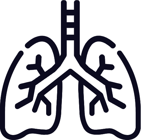 Icono de pulmones